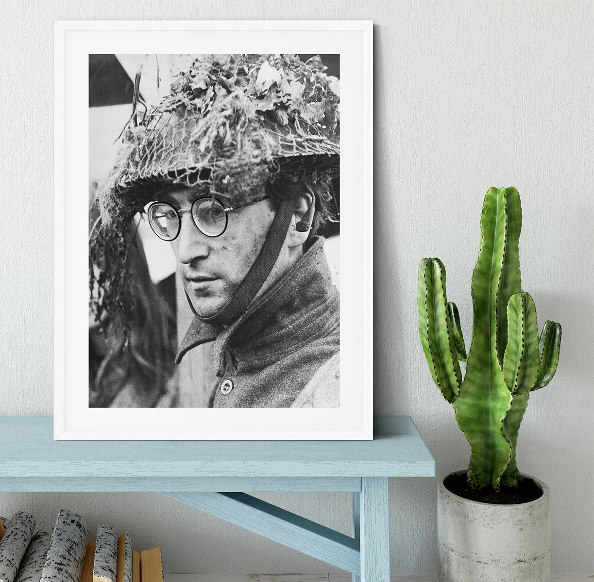 John Lennon filming How I won the War Framed Print - Canvas Art Rocks - 5