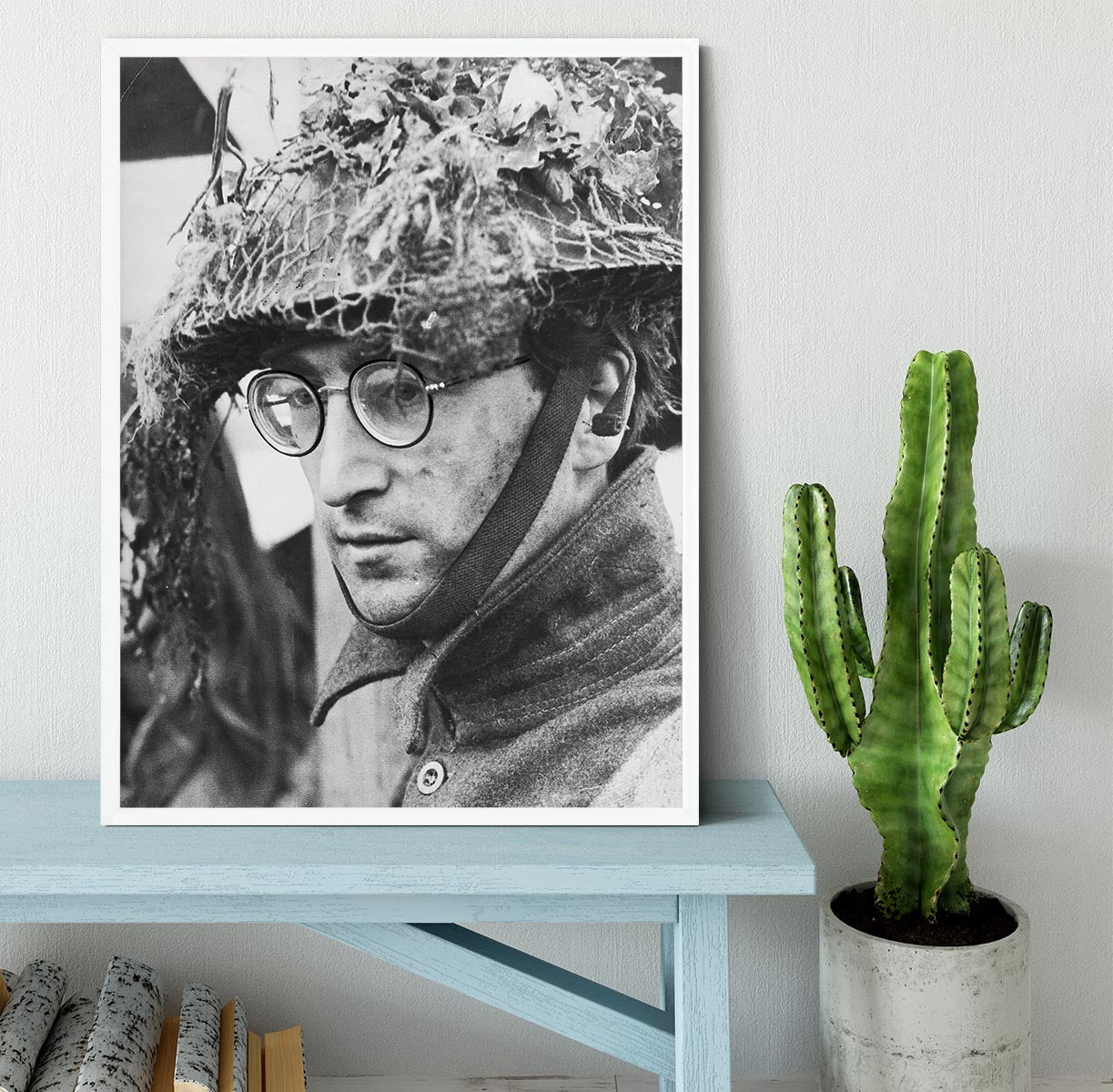 John Lennon filming How I won the War Framed Print - Canvas Art Rocks -6