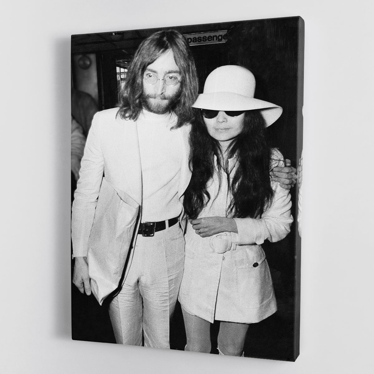 John and Yoko Canvas Print or Poster - Canvas Art Rocks - 1