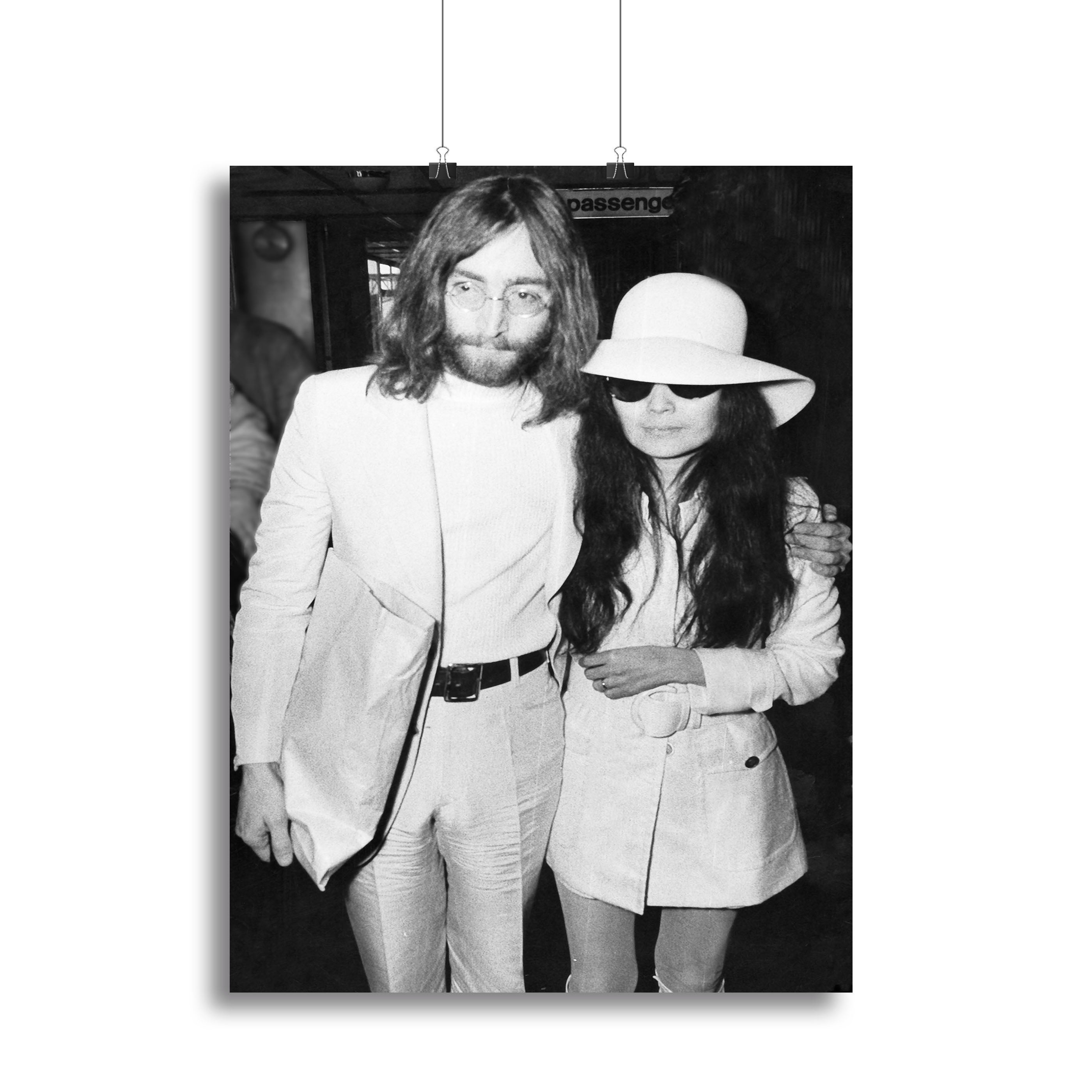 John and Yoko Canvas Print or Poster - Canvas Art Rocks - 2