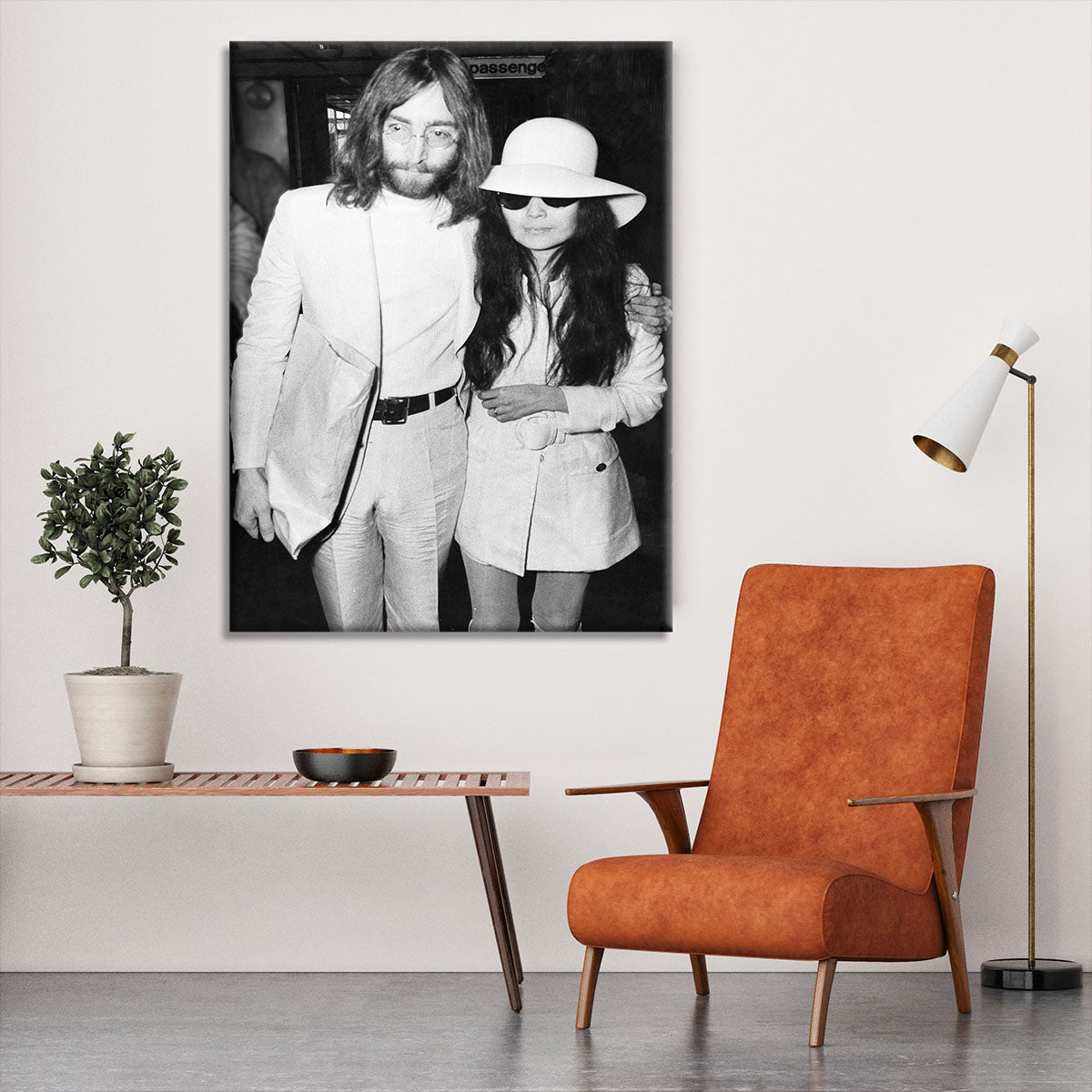 John and Yoko Canvas Print or Poster - Canvas Art Rocks - 6