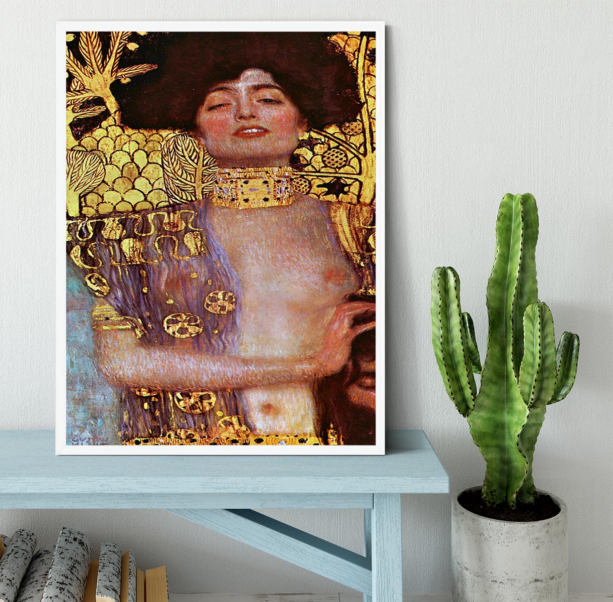Judith by Klimt Framed Print - Canvas Art Rocks -6