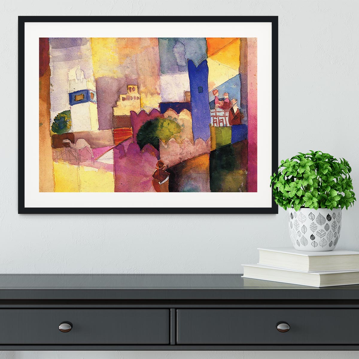 Kairouan by Macke Framed Print - Canvas Art Rocks - 1