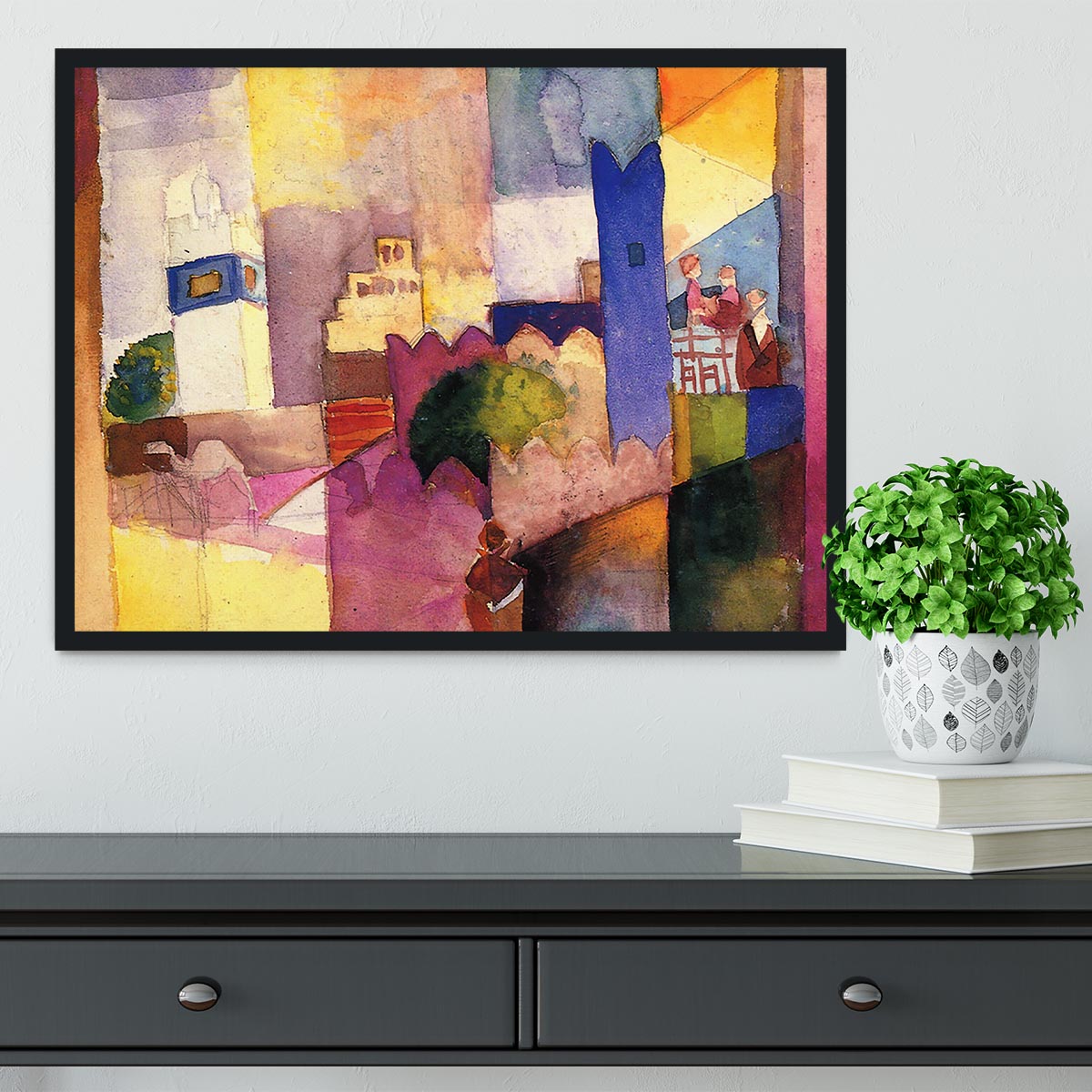 Kairouan by Macke Framed Print - Canvas Art Rocks - 2