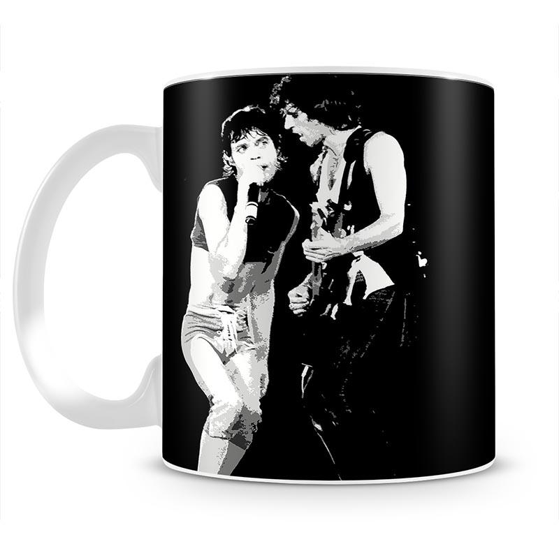 Keith Richards and Mick Jagger groove Mug - Canvas Art Rocks - 2