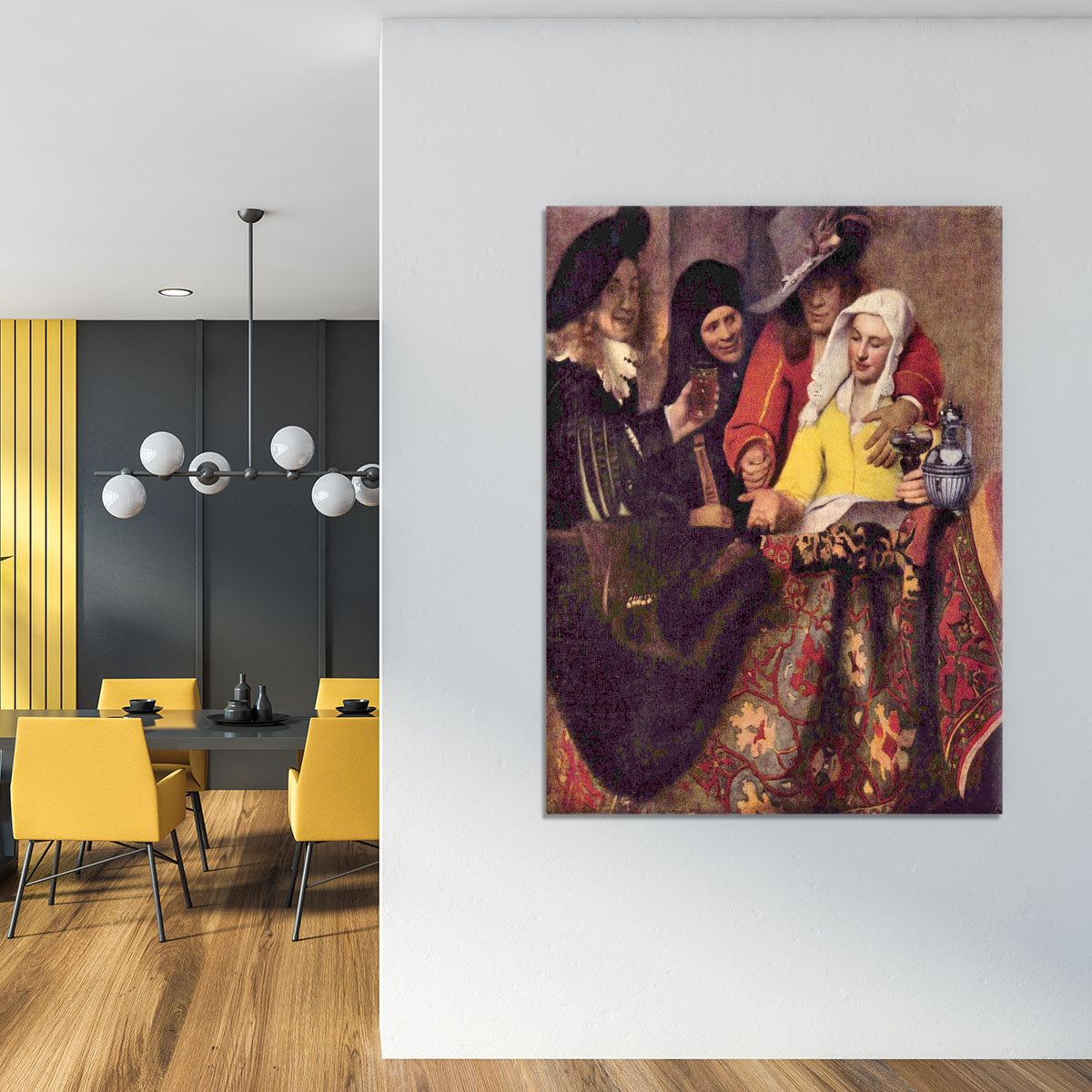 Kupplerin by Vermeer Canvas Print or Poster - Canvas Art Rocks - 4