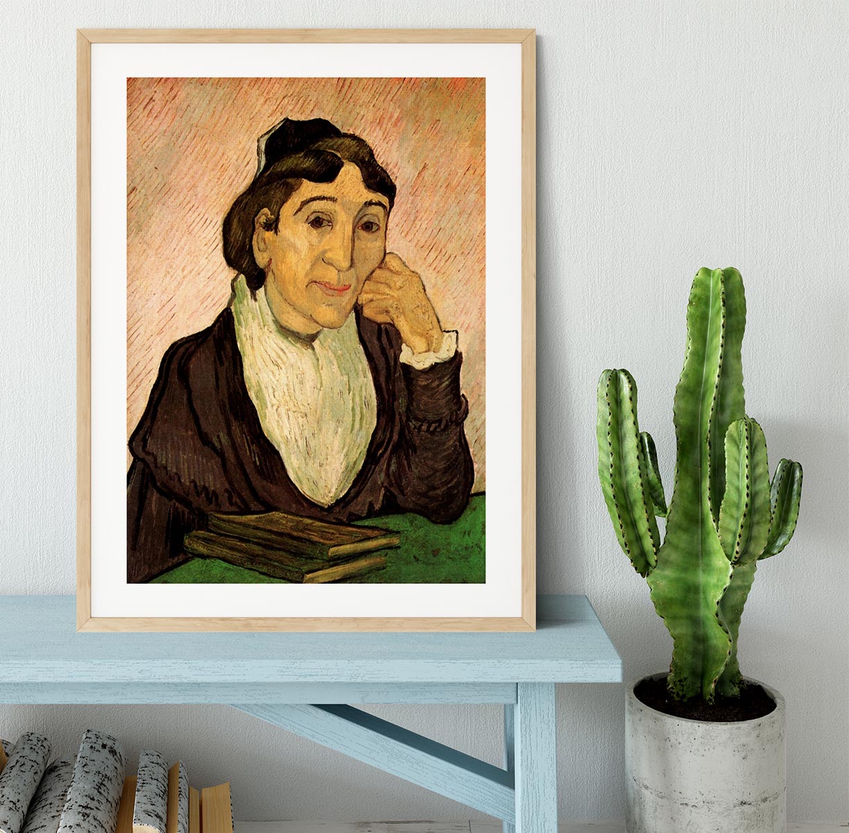 L Arlesienne Madame Ginoux 2 by Van Gogh Framed Print - Canvas Art Rocks - 3