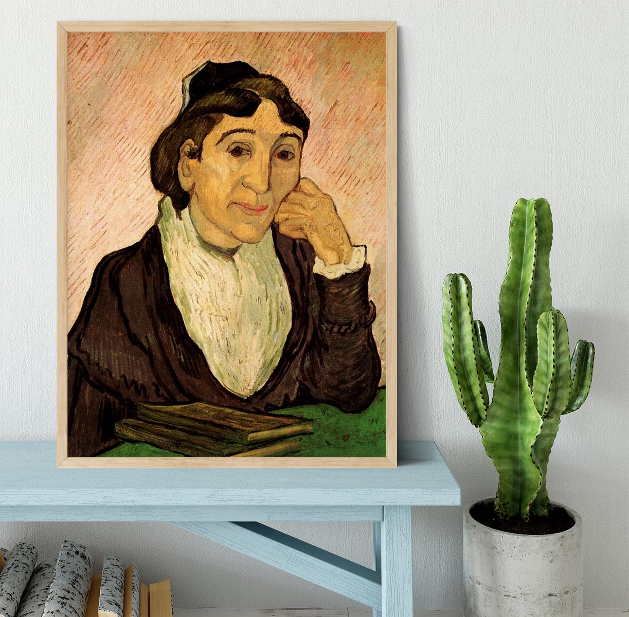 L Arlesienne Madame Ginoux 2 by Van Gogh Framed Print - Canvas Art Rocks - 4