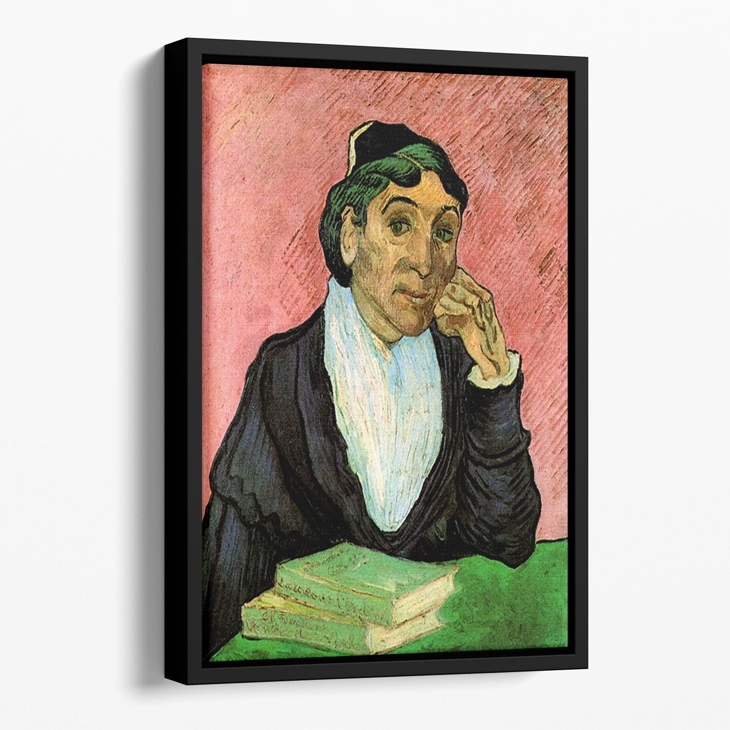 L Arlesienne Madame Ginoux 3 by Van Gogh Floating Framed Canvas