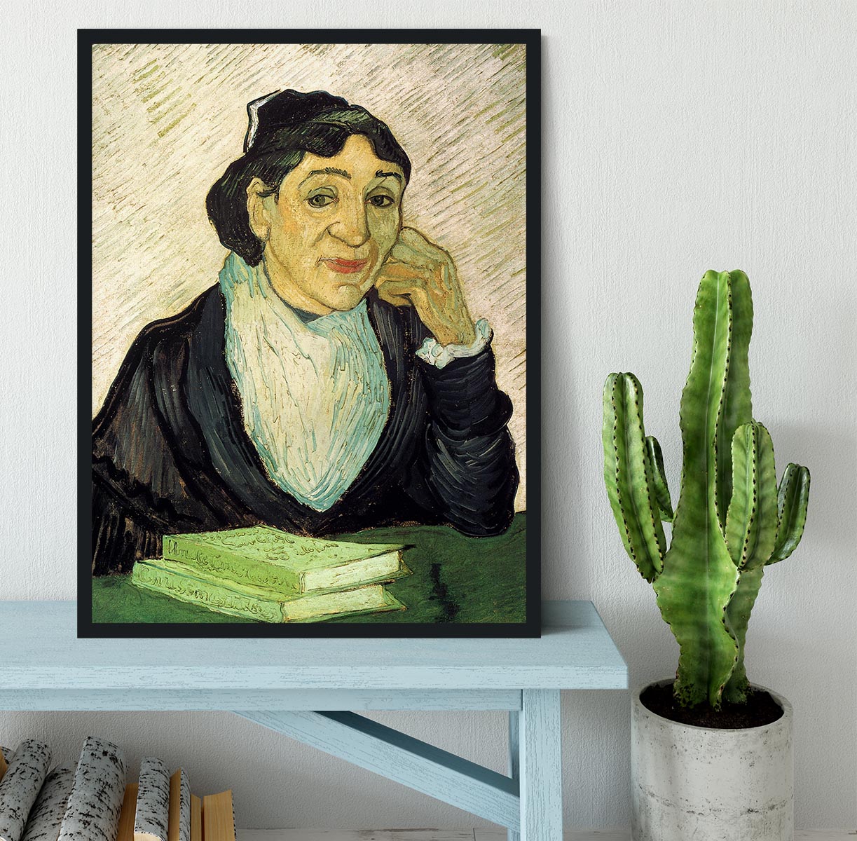 L Arlesienne Madame Ginoux by Van Gogh Framed Print - Canvas Art Rocks - 2