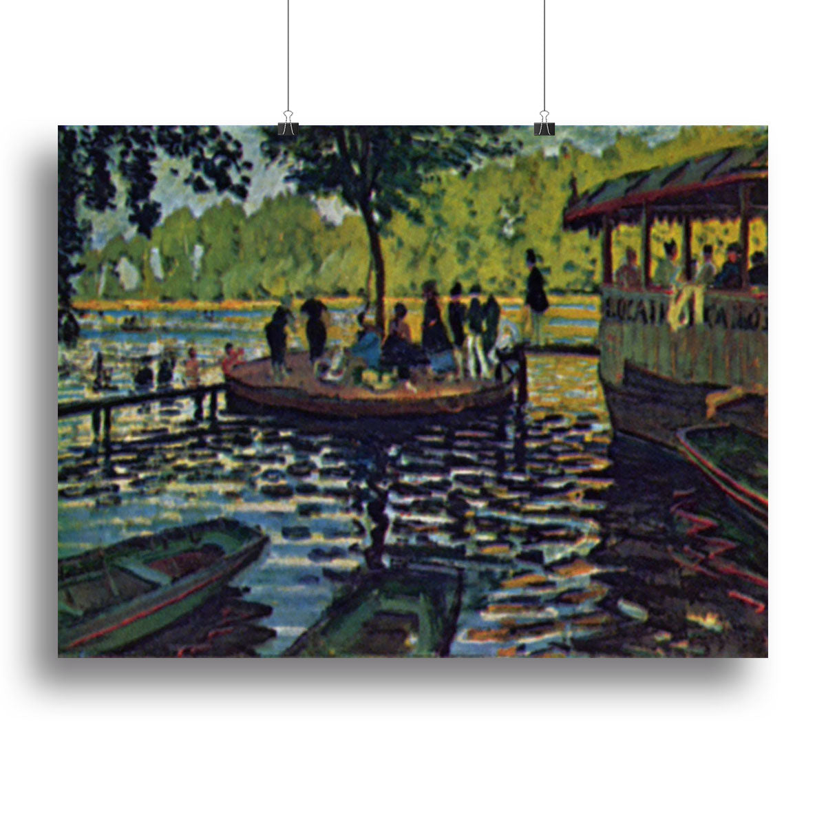 La Grenouillare by Monet Canvas Print or Poster - Canvas Art Rocks - 2