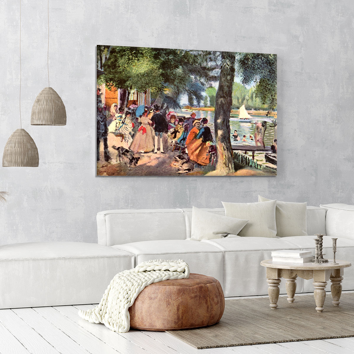 La Grenouillere by Renoir Canvas Print or Poster - Canvas Art Rocks - 6