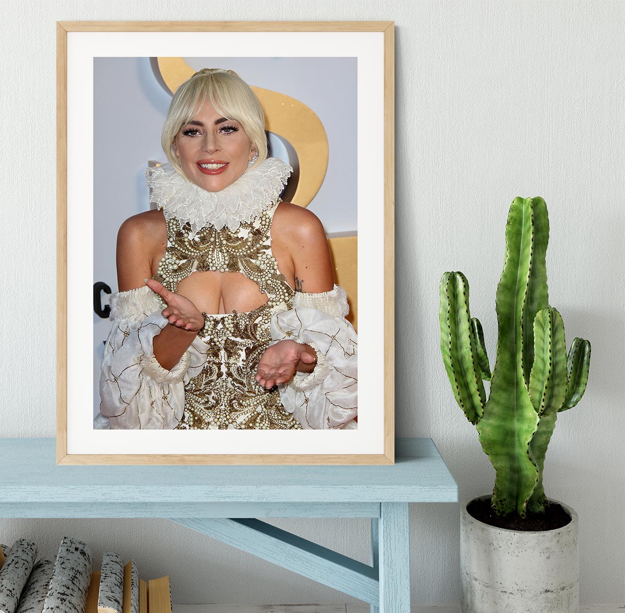 Lady Gaga A Star Is Born Framed Print - Canvas Art Rocks - 3