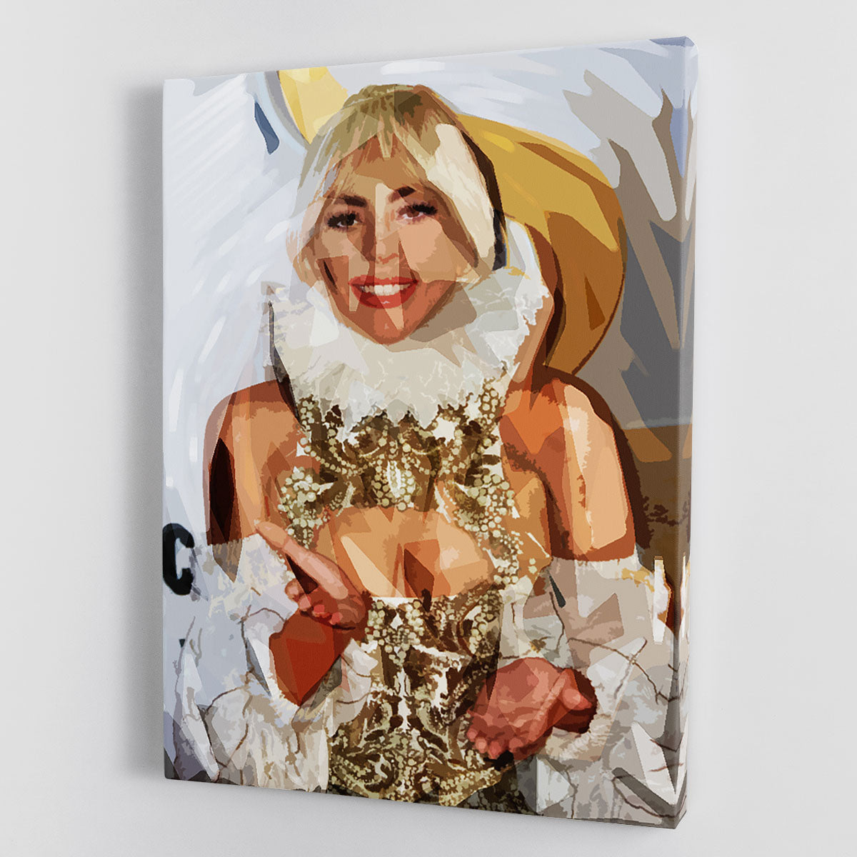 Lady Gaga Pop Art Canvas Print or Poster - Canvas Art Rocks - 1