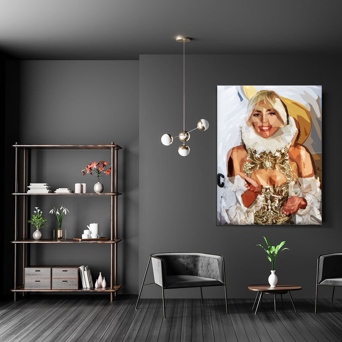 Lady Gaga Pop Art Canvas Print or Poster - Canvas Art Rocks - 5