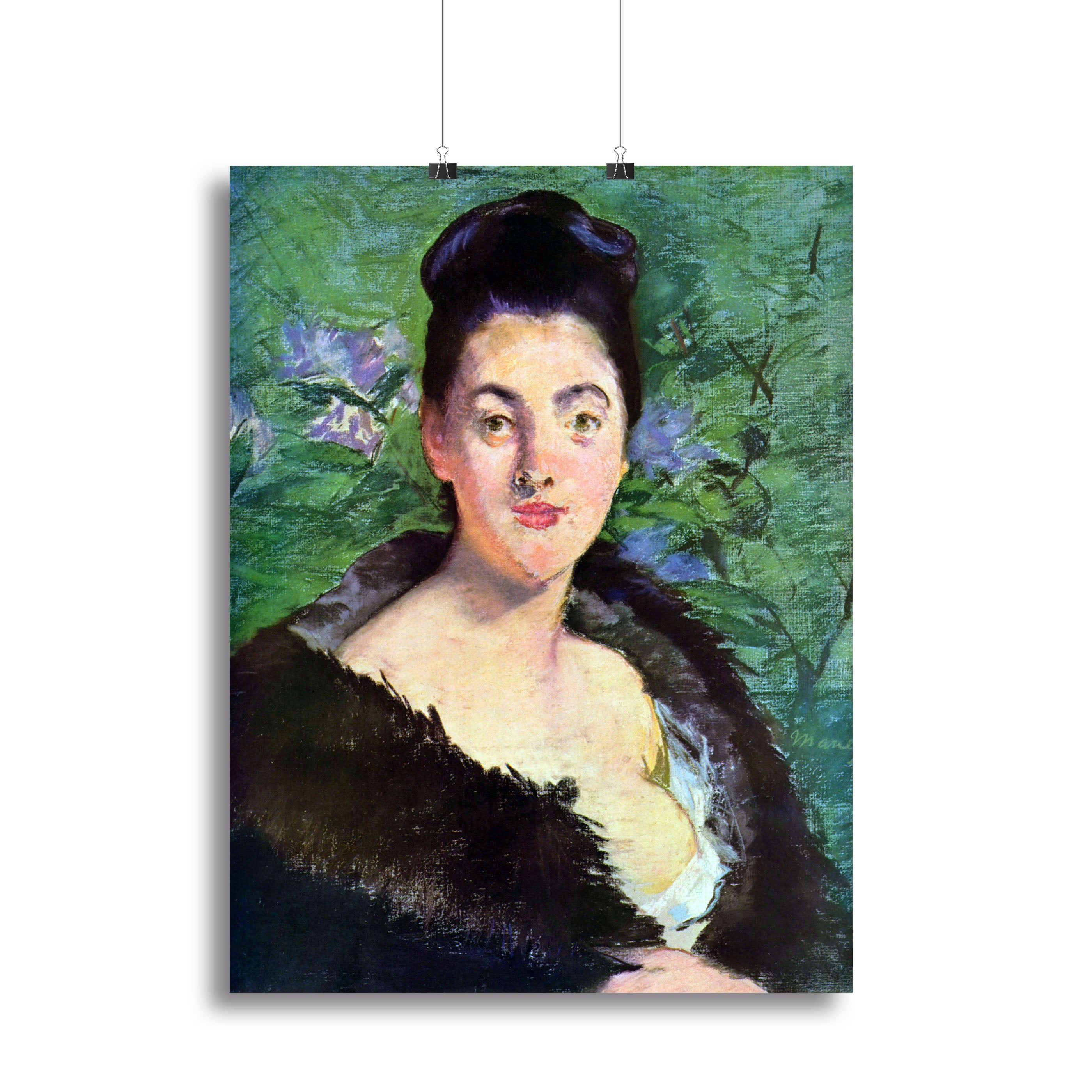 Lady in Fur by Manet Canvas Print or Poster - Canvas Art Rocks - 2