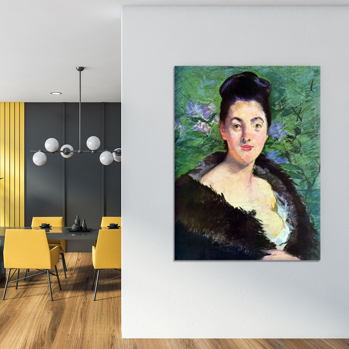 Lady in Fur by Manet Canvas Print or Poster - Canvas Art Rocks - 4