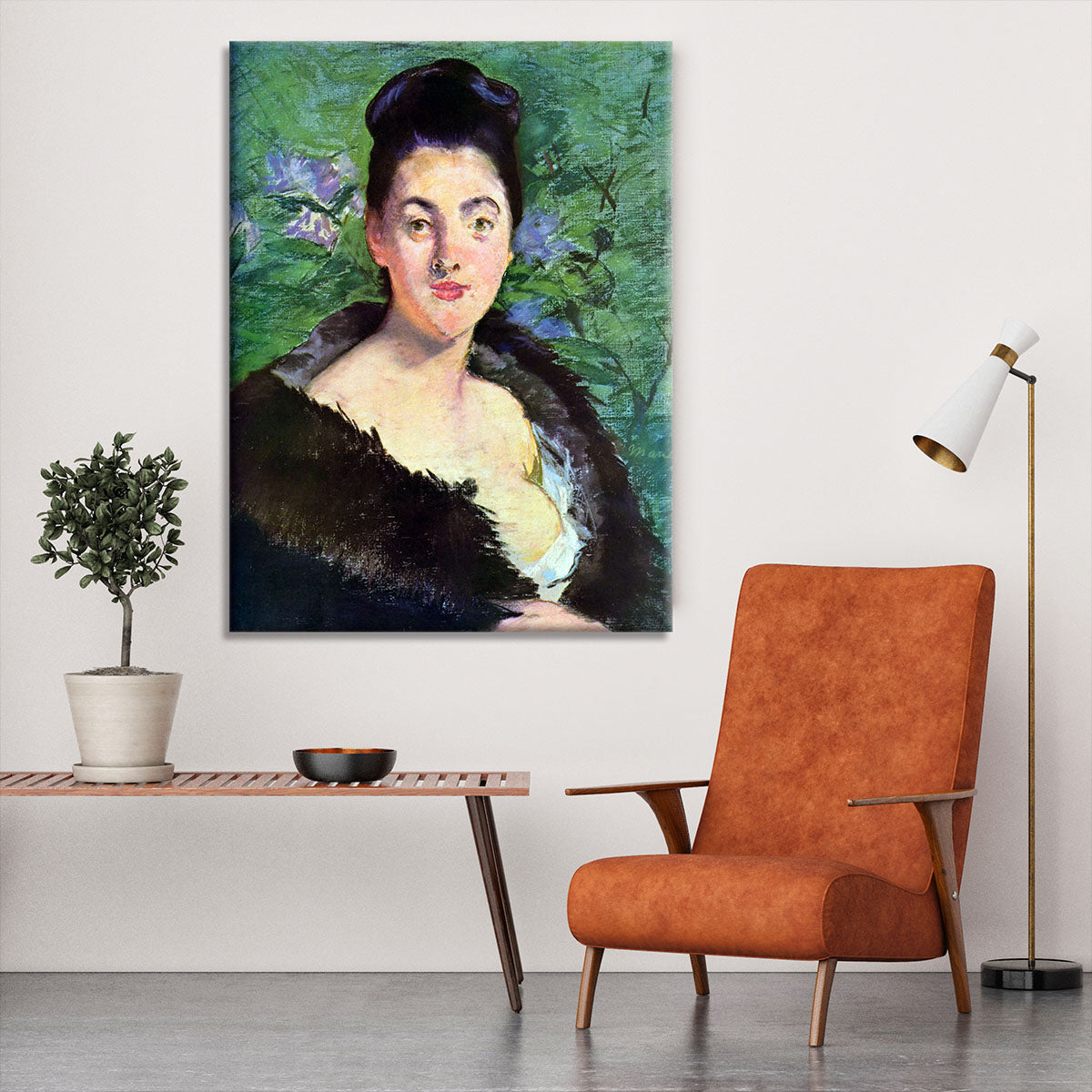 Lady in Fur by Manet Canvas Print or Poster - Canvas Art Rocks - 6