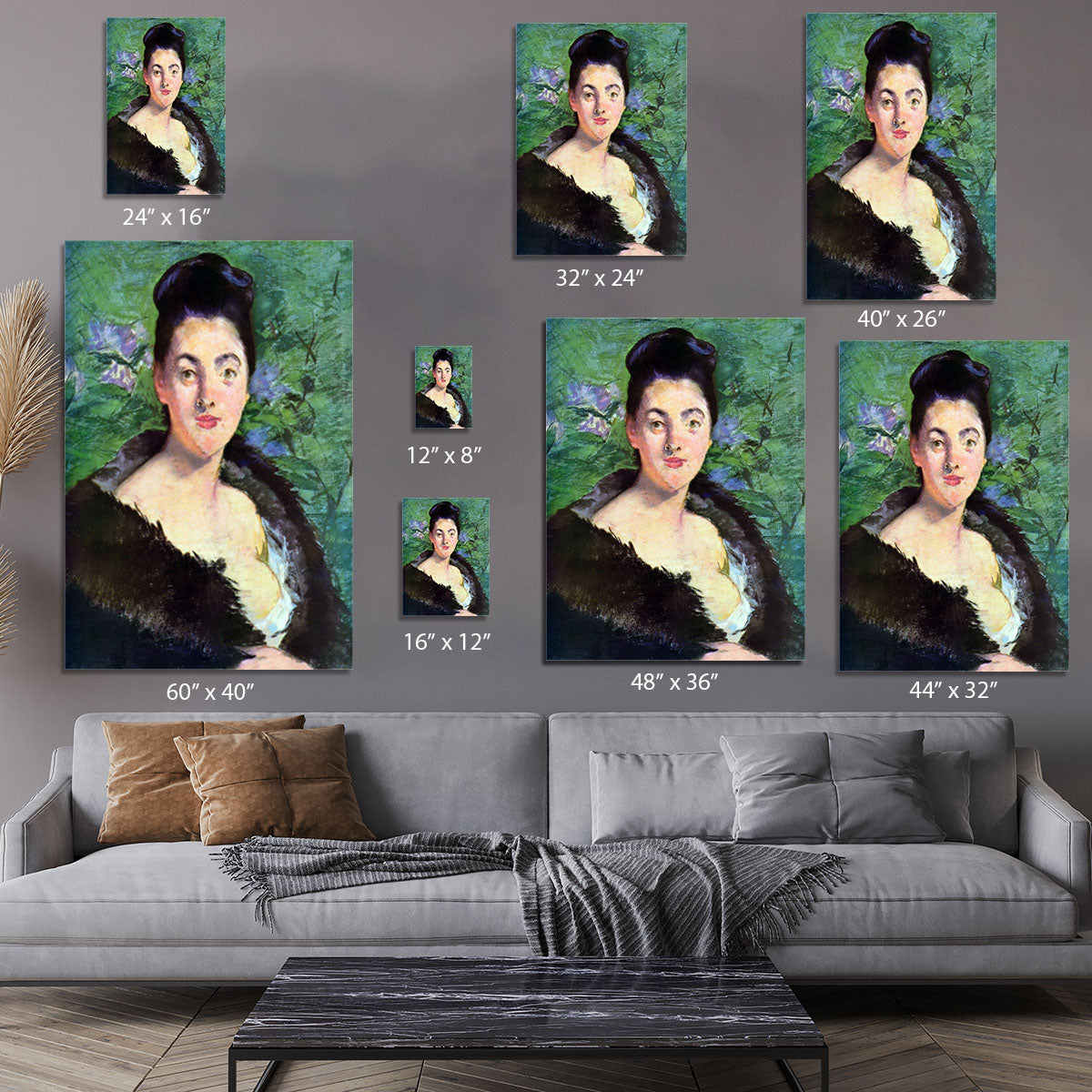 Lady in Fur by Manet Canvas Print or Poster - Canvas Art Rocks - 7