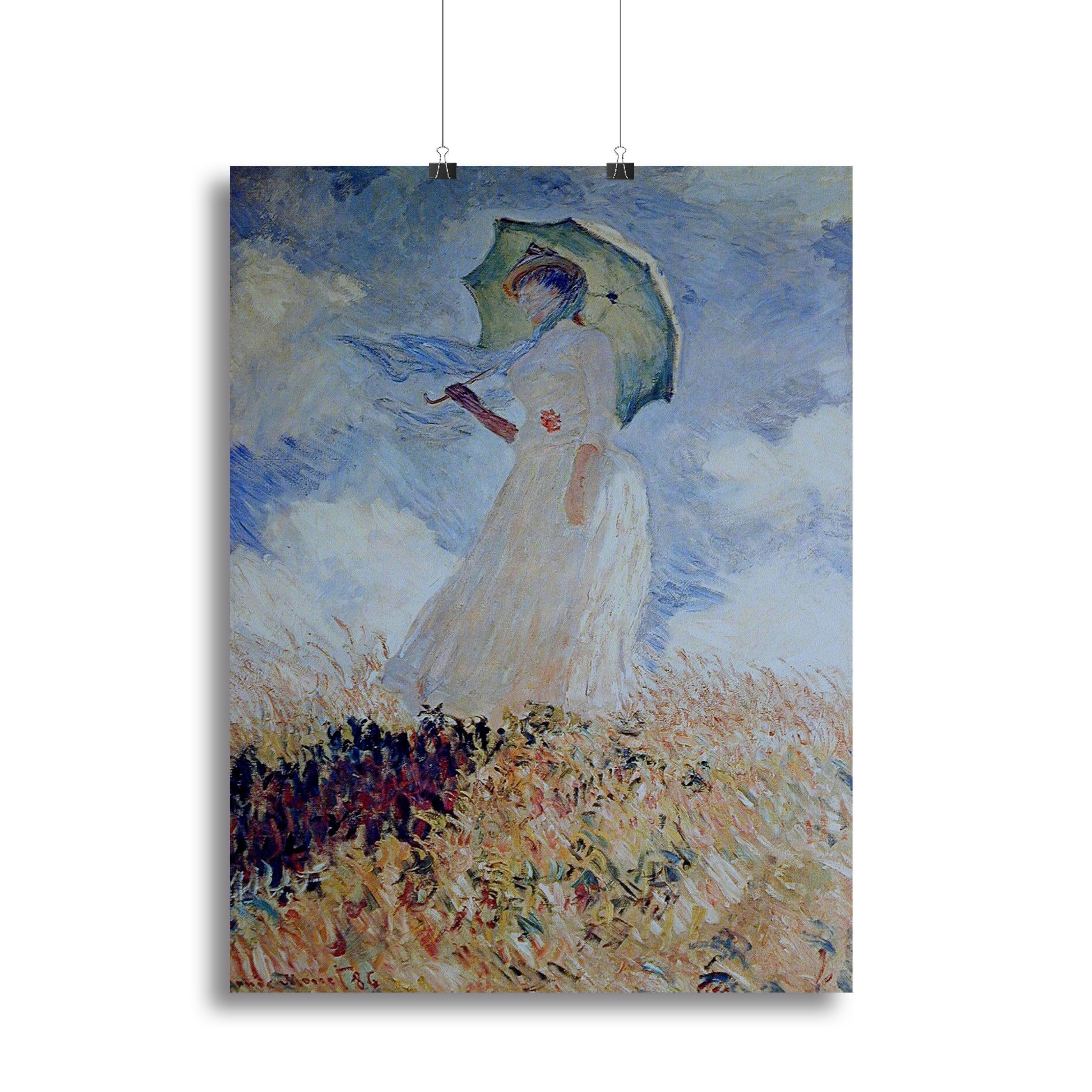 Lady with umbrella Canvas Print or Poster - Canvas Art Rocks - 2