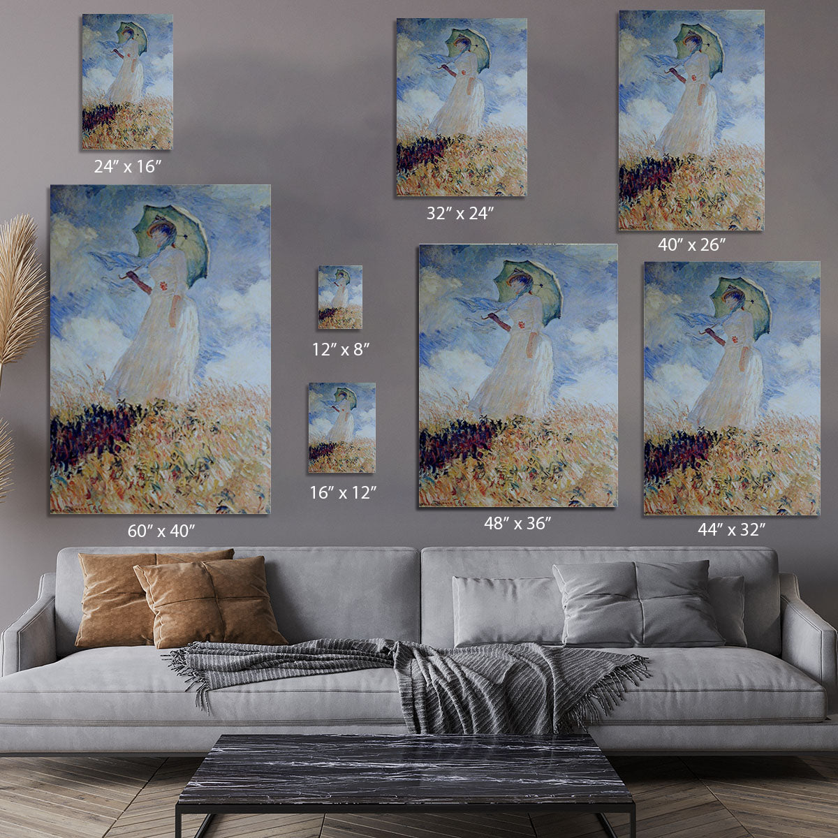Lady with umbrella Canvas Print or Poster - Canvas Art Rocks - 7