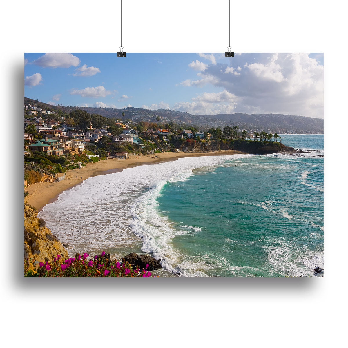 Laguna Beach Crescent Cove Canvas Print or Poster - Canvas Art Rocks - 2