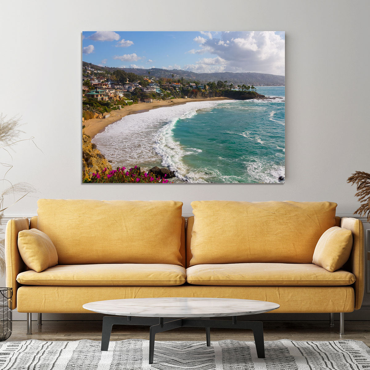 Laguna Beach Crescent Cove Canvas Print or Poster - Canvas Art Rocks - 4