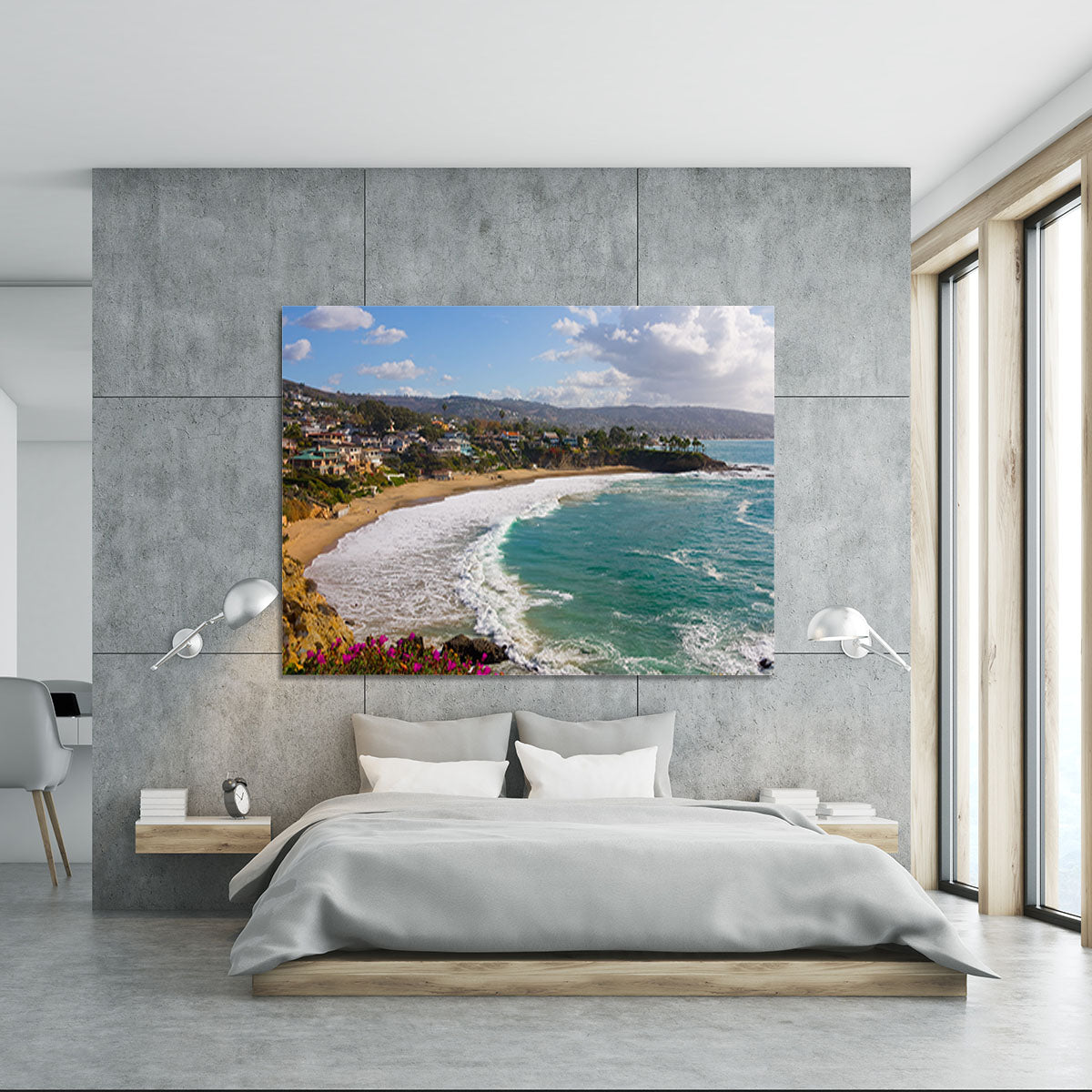 Laguna Beach Crescent Cove Canvas Print or Poster - Canvas Art Rocks - 5