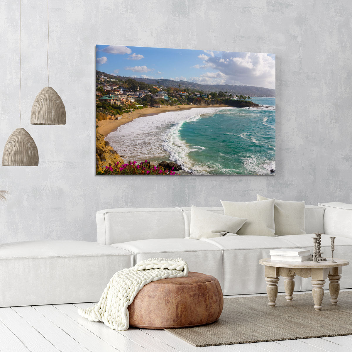Laguna Beach Crescent Cove Canvas Print or Poster - Canvas Art Rocks - 6