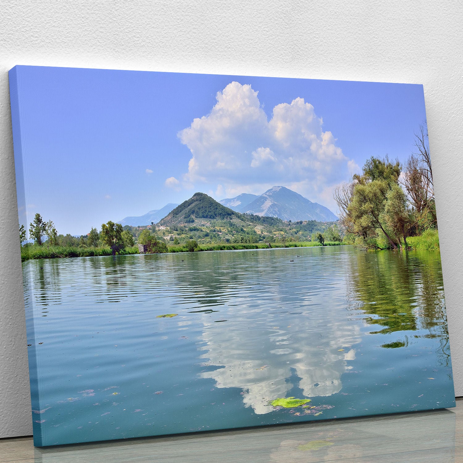 Lake of Posta Fibreno Canvas Print or Poster - Canvas Art Rocks - 1