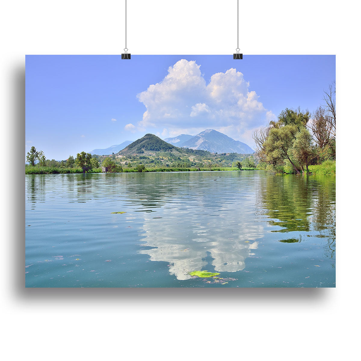 Lake of Posta Fibreno Canvas Print or Poster - Canvas Art Rocks - 2