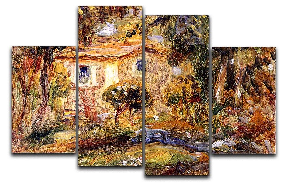 Landscape1 by Renoir 4 Split Panel Canvas  - Canvas Art Rocks - 1