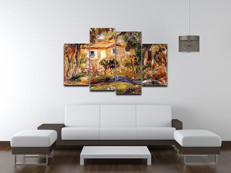 Landscape1 by Renoir 4 Split Panel Canvas - Canvas Art Rocks - 3