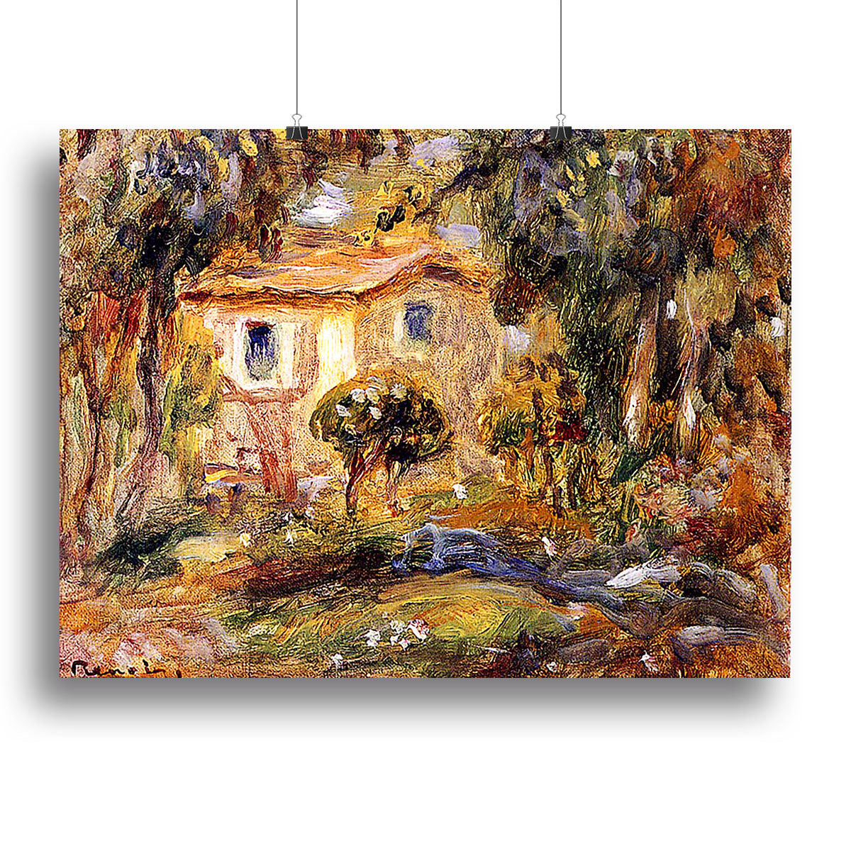 Landscape1 by Renoir Canvas Print or Poster - Canvas Art Rocks - 2