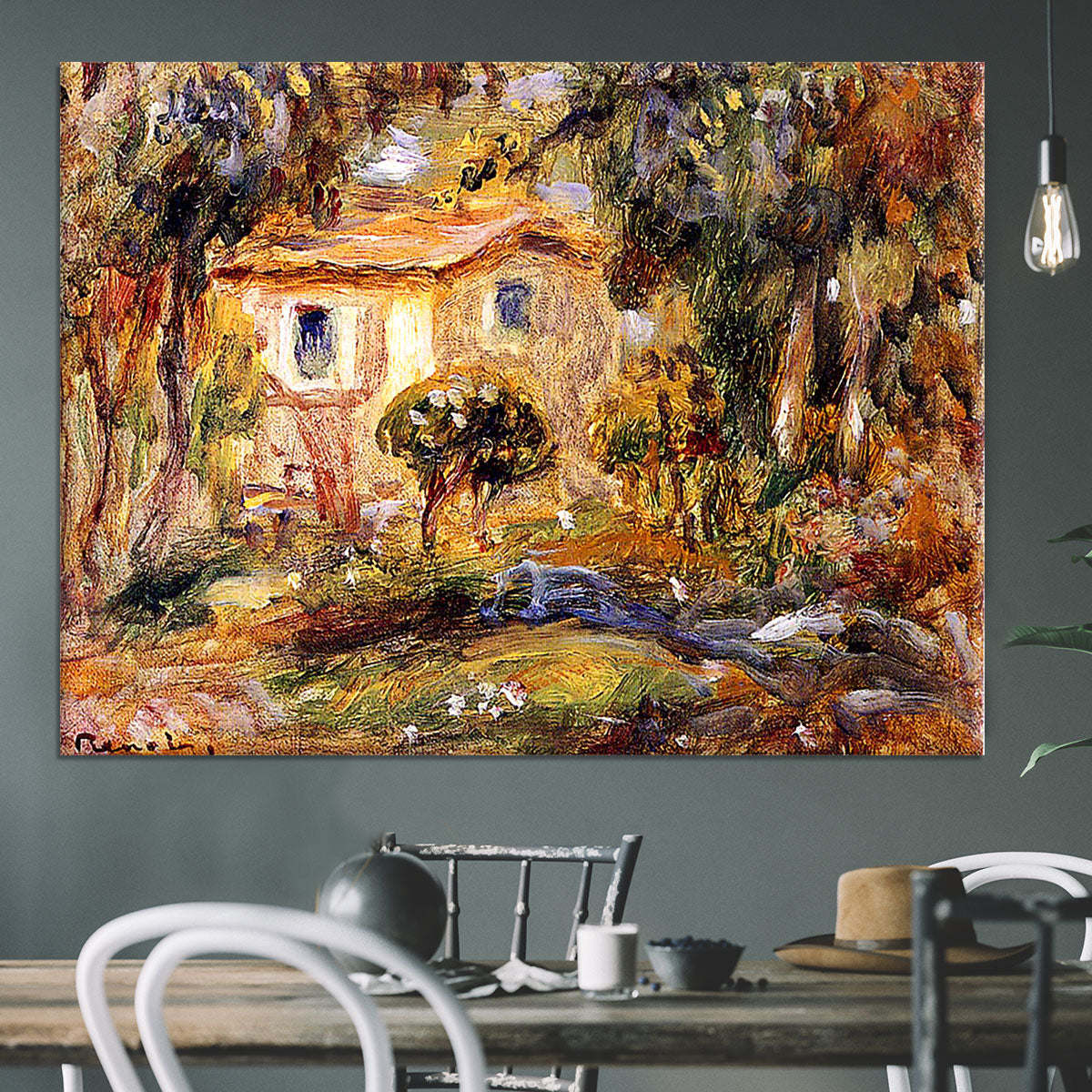 Landscape1 by Renoir Canvas Print or Poster - Canvas Art Rocks - 3