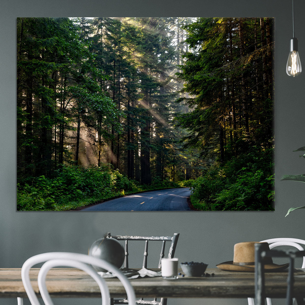 Landscape Forest Canvas Print or Poster - Canvas Art Rocks - 3