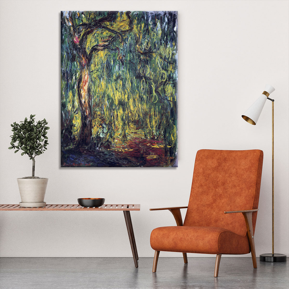 Landscape by Monet Canvas Print or Poster - Canvas Art Rocks - 6
