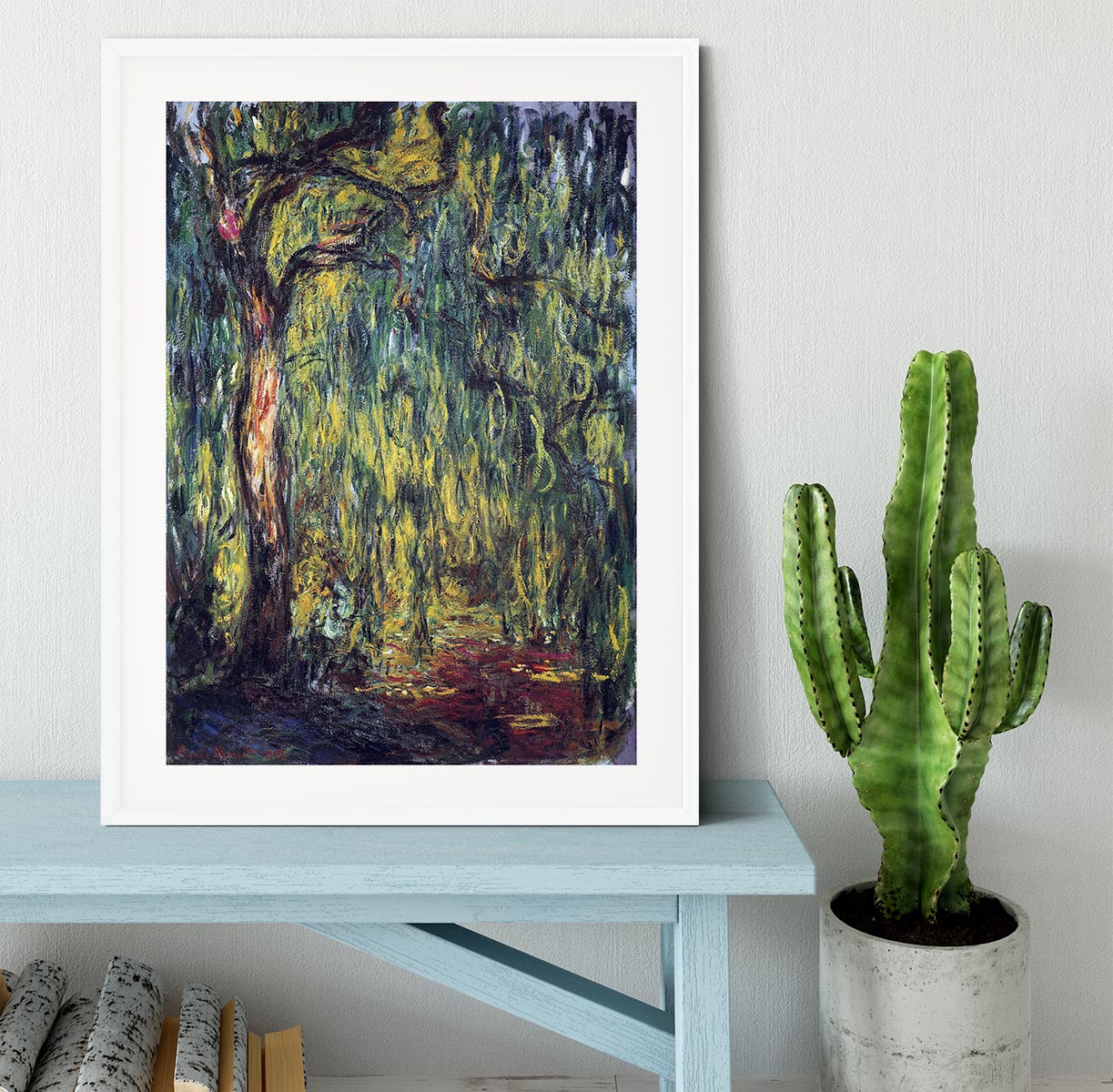 Landscape by Monet Framed Print - Canvas Art Rocks - 5