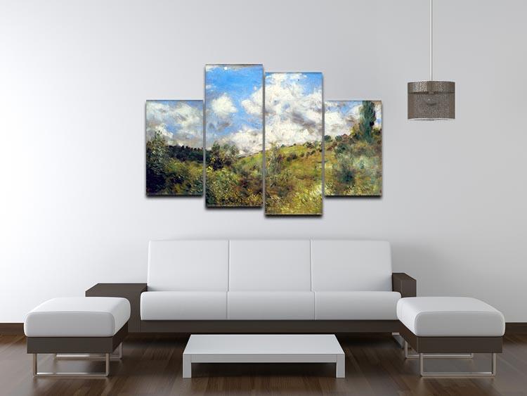 Landscape by Renoir 4 Split Panel Canvas - Canvas Art Rocks - 3