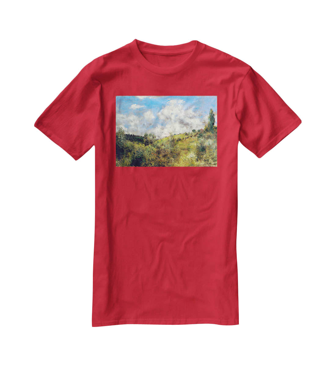 Landscape by Renoir T-Shirt - Canvas Art Rocks - 4