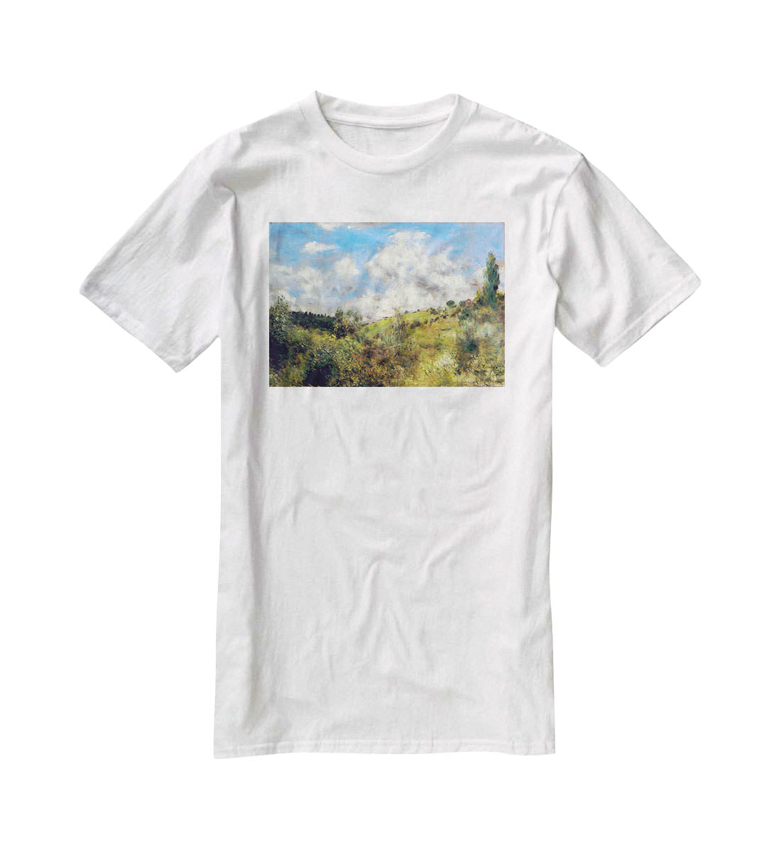 Landscape by Renoir T-Shirt - Canvas Art Rocks - 5