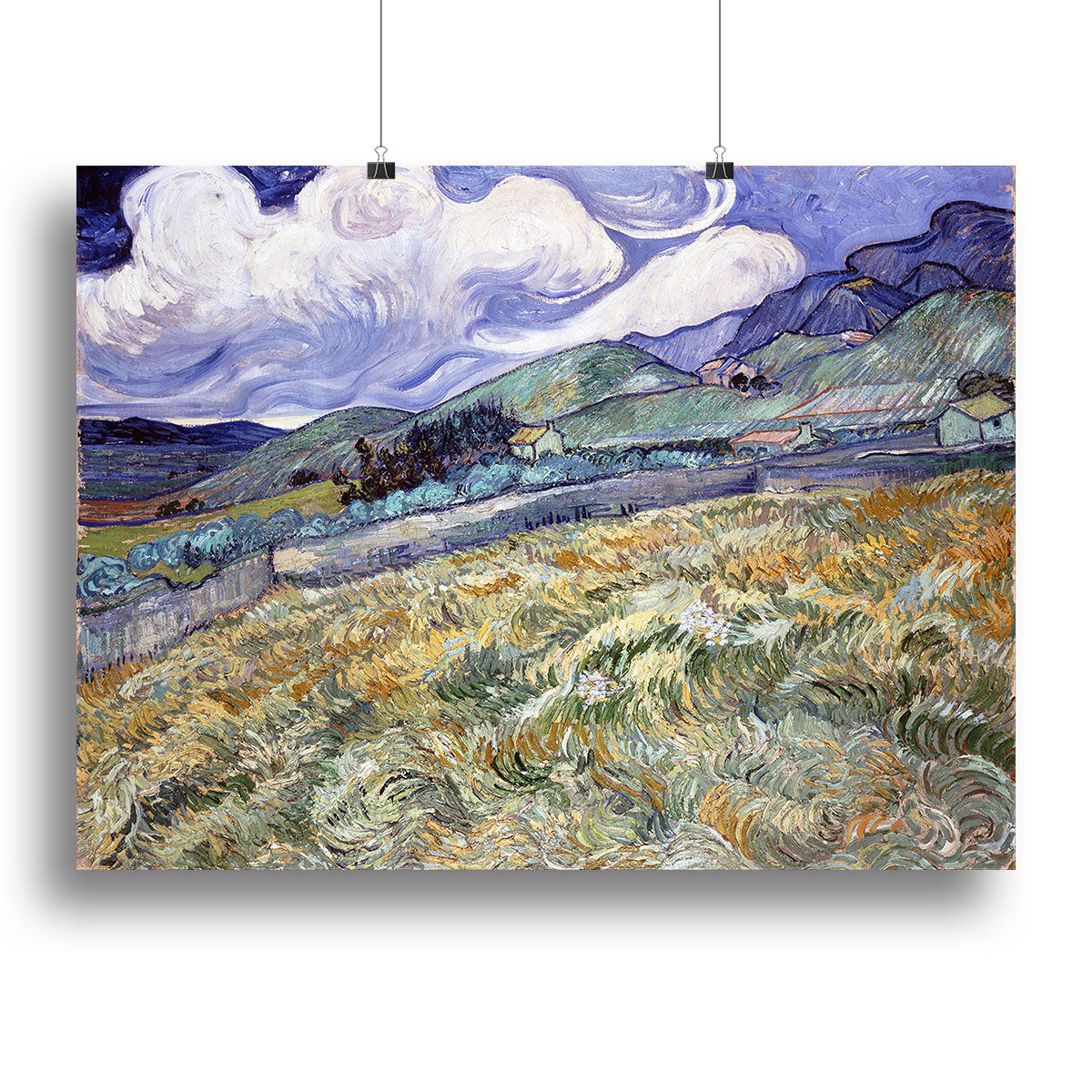 Landscape from Saint-Remy Canvas Print or Poster - Canvas Art Rocks - 2