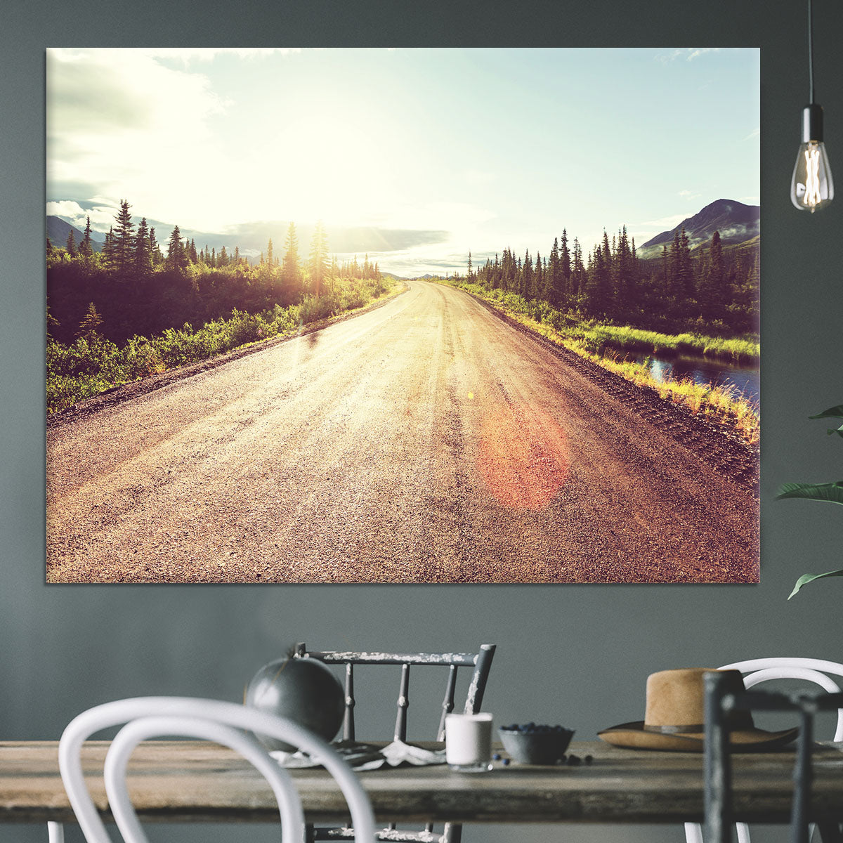 Landscapes on Denali highway Canvas Print or Poster - Canvas Art Rocks - 3