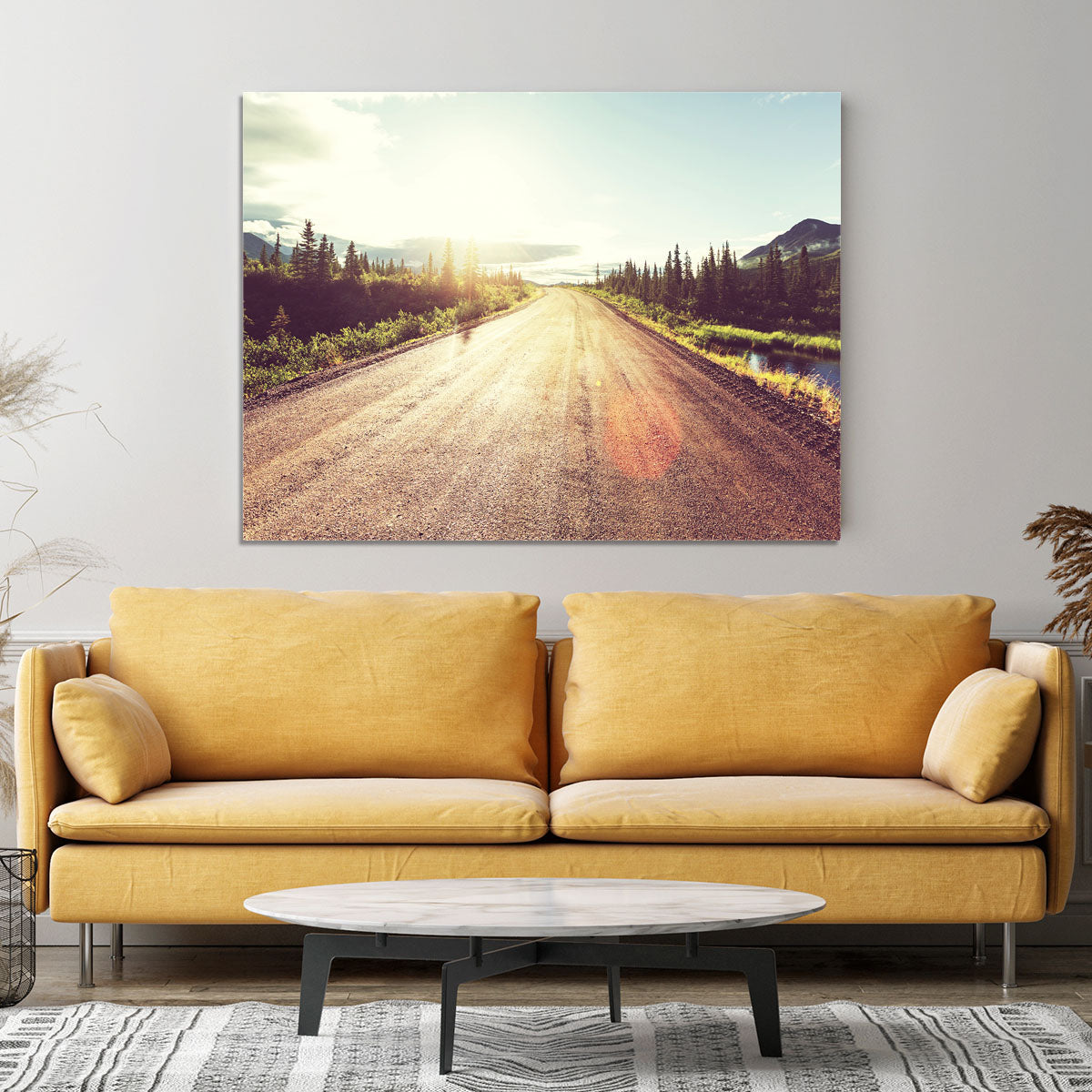 Landscapes on Denali highway Canvas Print or Poster - Canvas Art Rocks - 4
