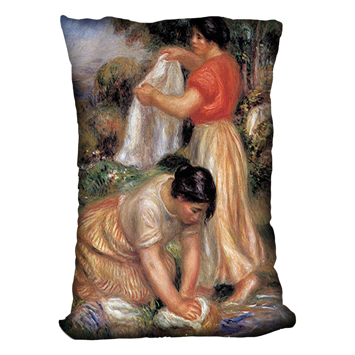 Laundresses 2 by Renoir Cushion