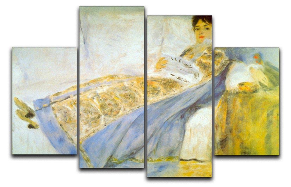 Le Figaro by Renoir 4 Split Panel Canvas  - Canvas Art Rocks - 1