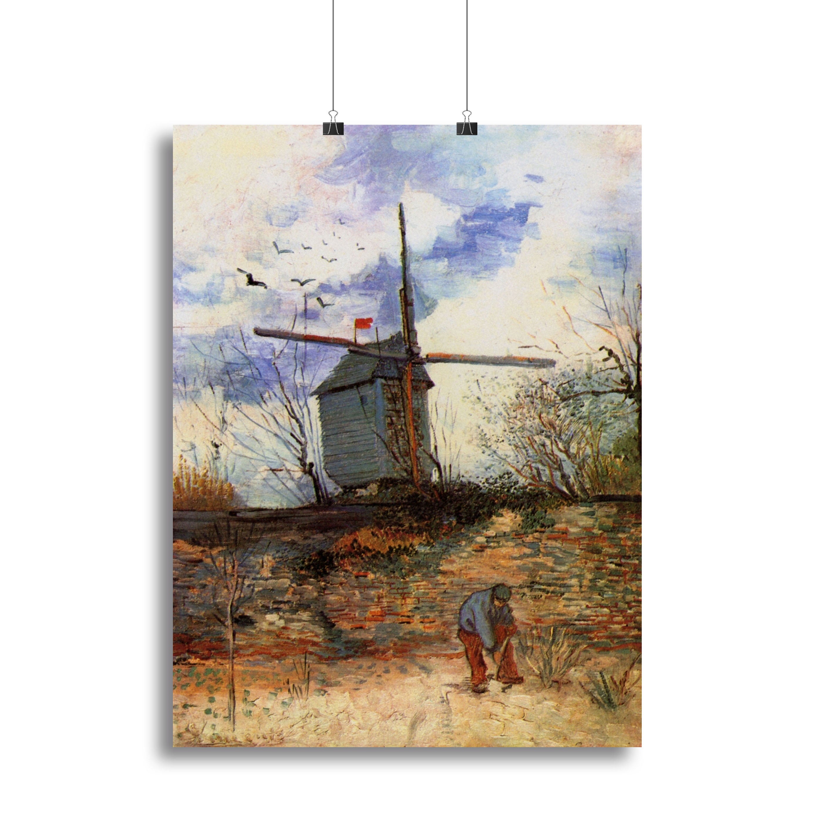 Le Moulin de la Galette 2 by Van Gogh Canvas Print or Poster - Canvas Art Rocks - 2