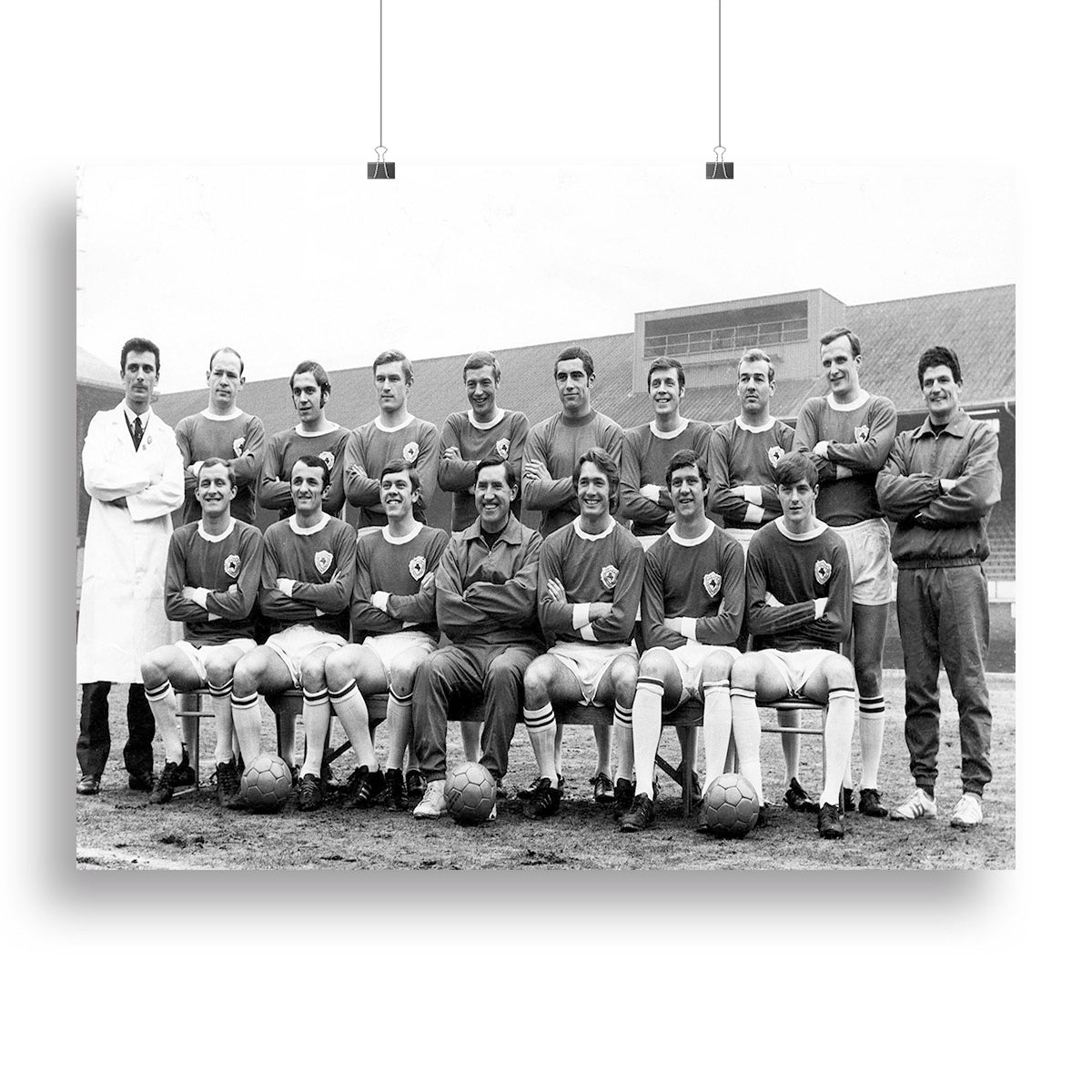 Leicester City Football Club Team Photo 1969 Canvas Print or Poster - Canvas Art Rocks - 2