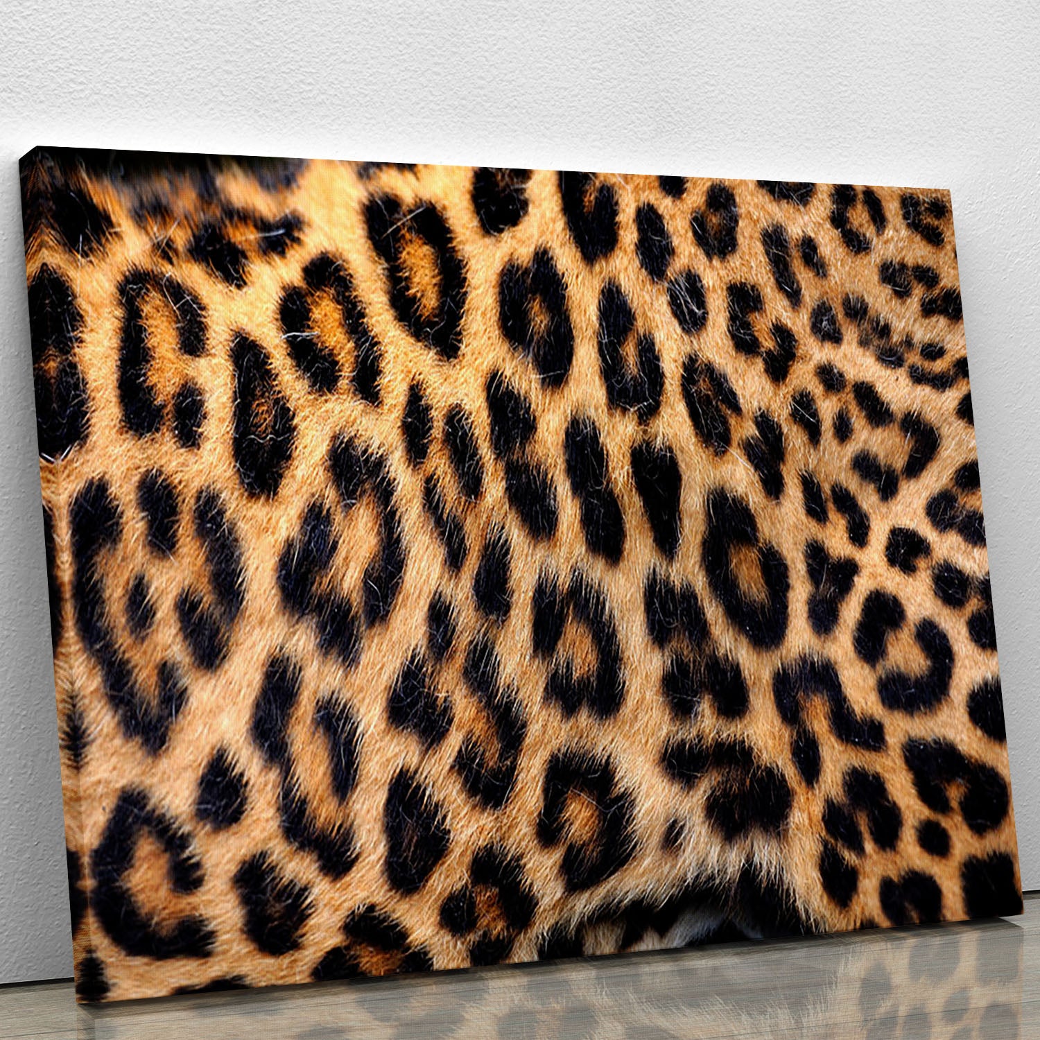Leopard skin texture Canvas Print or Poster - Canvas Art Rocks - 1