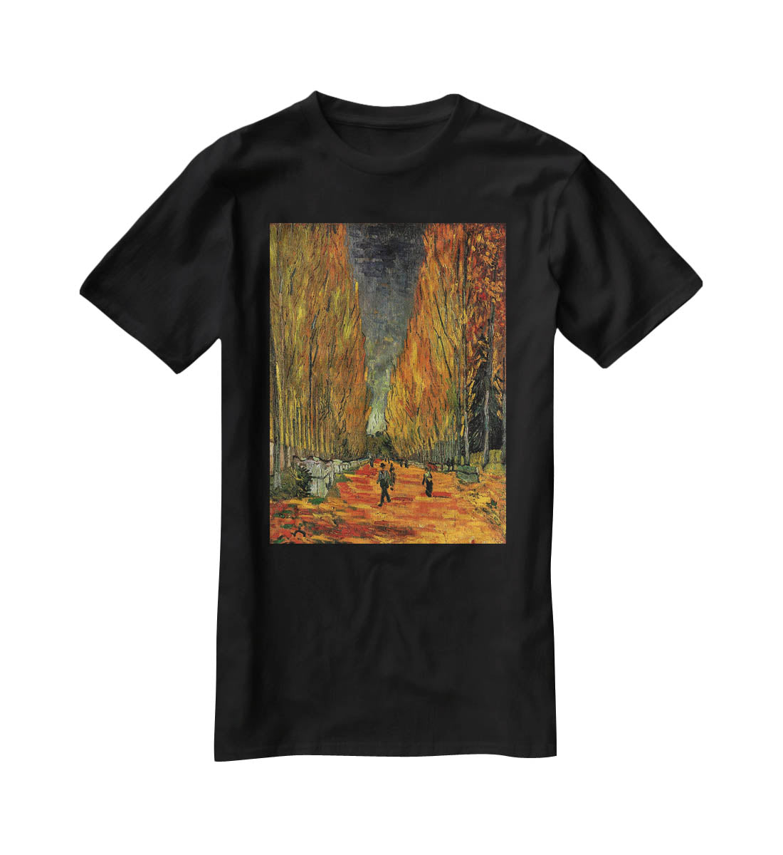 Les Alyscamps 3 by Van Gogh T-Shirt - Canvas Art Rocks - 1